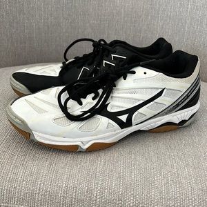 Mizuno volleyball shoes, two toned